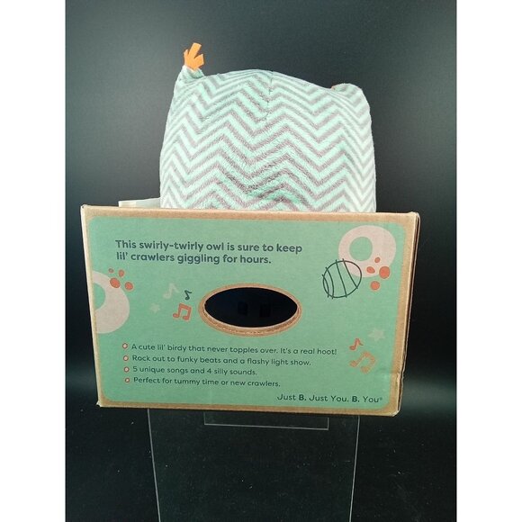 B. Toys Owl Be Back Roly Poly Owl Interactive Baby Toy With Lights & Music - Picture 5 of 6